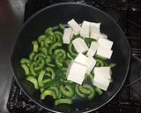 ゴーヤーチャンプルー豆腐♪簡単夏の暑さに作り方6写真