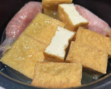 簡単！煮るだけ！厚揚げとソーセージの煮物作り方1写真