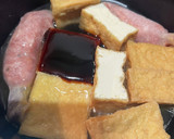 簡単！煮るだけ！厚揚げとソーセージの煮物作り方2写真
