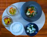 チーズ入り肉団子の中華風スープ煮作り方10写真