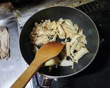 エリンギとエノキの焼鳥のタレ煮わさび添え作り方2写真