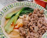 簡単でヘルシー 冷やし豆乳 坦々うどん作り方8写真