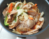 昭和の定食屋さんの懐かしい豚肉生姜焼き作り方11写真