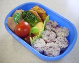 ムサシ&コジロウ☆お弁当(キャラ弁)作り方4写真