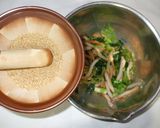 小松菜さつま揚げ胡麻和え作り方6写真