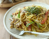 簡単♪焼き舞茸の炊き込み御飯／バター醤油作り方5写真