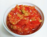 美味しい！特製サルサソースでトマト素麺！作り方1写真