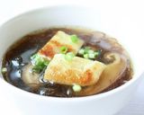 旨味たっぷり【もずくとごぼうのスープ】作り方7写真