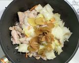 豚バラ肉と白菜の浅漬けと搾菜の中華炒め作り方4写真