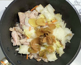 豚バラ肉と白菜の浅漬けと搾菜の中華炒め作り方4写真