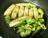 鰯の照り焼き　新生姜のせ作り方5写真