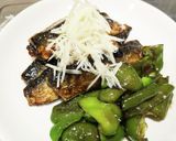 鰯の照り焼き　新生姜のせ作り方6写真