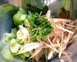 極太胡瓜と茗荷の簡単浅漬け作り方3写真