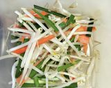 カット野菜のコンソメ焼きうどん 🍝🌭作り方2写真