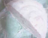 ストロベリーレアチーズケーキ入りケーキ作り方1写真