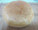 ストロベリーレアチーズケーキ入りケーキ作り方3写真