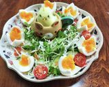 ヒヨコちゃん【お野菜半熟ゆで卵サラダ】作り方5写真