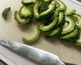 おつまみ☆ゴーヤの鰹節たっぷり簡単炒め作り方1写真