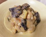 簡単！茄子と鶏肉の濃厚酢味噌和え！作り方6写真