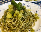 手作りフレッシュバジルのジェノベーゼ作り方4写真
