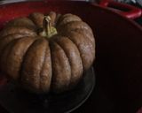 かぼちゃの宝蒸し　しょうゆ餡かけ作り方1写真