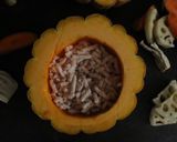 かぼちゃの宝蒸し　しょうゆ餡かけ作り方2写真