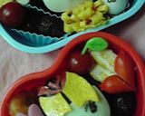 キャラ弁 ☆ キューピーコラボ 作り方2写真