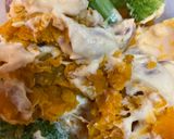 南瓜と金時豆のサラダ🎃作り方3写真