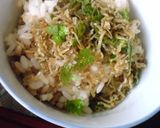 春の香り∮木の芽とｶﾘｶﾘじゃこご飯作り方4写真
