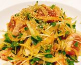 香ばしマグロとシャキシャキ野菜のサラダ作り方7写真