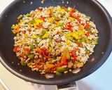 ＊豚ひき肉とピーマンの炒め物＊作り方4写真