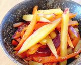 薩摩芋と人参のシンプルきんぴら作り方8写真