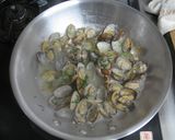本格/あさりのジェノベーゼソースパスタ作り方7写真