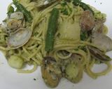 本格/あさりのジェノベーゼソースパスタ作り方9写真