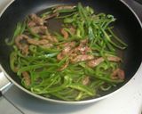 チンジャオロース（牛肉ピーマン炒め）作り方5写真