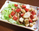 ✿エリンギ&ハンペンほんのり甘マヨ炒め✿作り方3写真