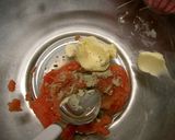 めんたいスパ風うどん作り方1写真