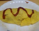 ミートソースでオムライス作り方5写真