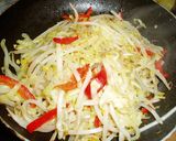 野菜炒めのオムレツ風ふくさ包み作り方1写真