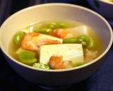 そら豆と海老のあんかけ豆腐作り方7写真