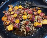 べっこう飴絡めて🍠はレンチンで本格大学芋作り方8写真