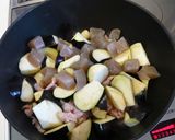 豚肉とナスビのあっさり煮作り方3写真