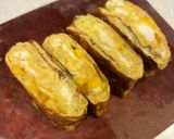 お弁当に！コーンとキャベツのチーズ卵焼き作り方3写真