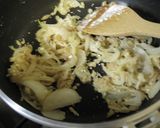 鮭と白菜のクリームパスタ作り方4写真