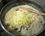 鮭と白菜のクリームパスタ作り方7写真