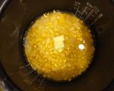 簡単！ガリバタ醤油のとうもろこしご飯作り方2写真