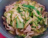 *ズッキーニと豚肉の甘辛コチュジャン煮*作り方3写真