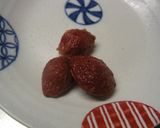 桜色✿大根の梅あえレモン風味作り方2写真