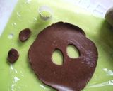 可愛い♡「まっくろくろすけメロンパン」♪作り方4写真