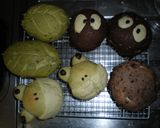 可愛い♡「まっくろくろすけメロンパン」♪作り方8写真